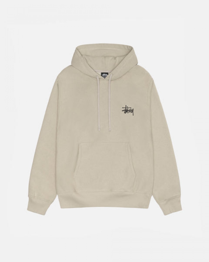 Hanorace Barbati Stussy Basic Stussy Hood Kaki | ZBH-2338