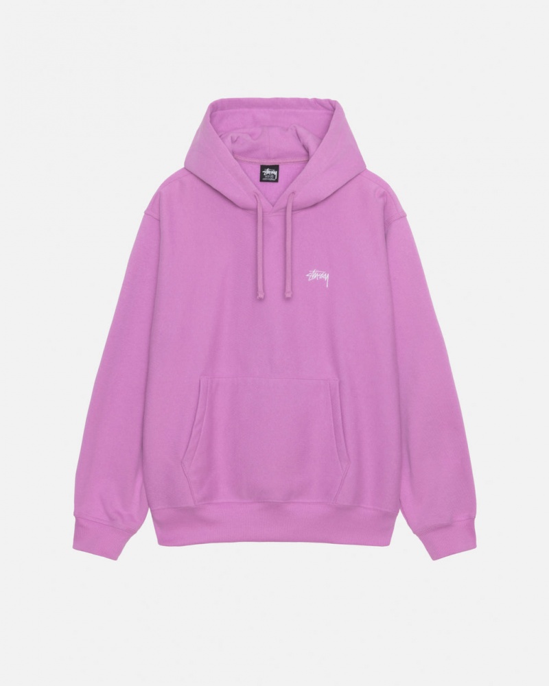 Hanorace Barbati Stussy Stock Logo Hood Violet | SHH-1661