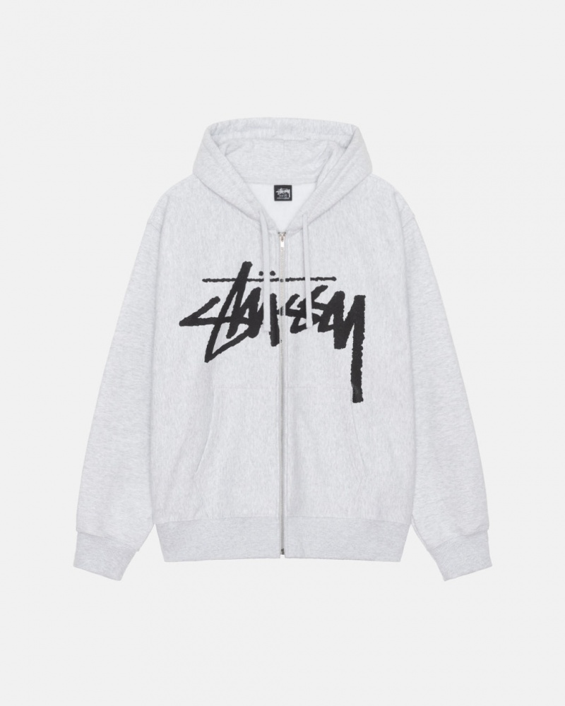 Hanorace Barbati Stussy Venus Zip Hood Gri | FPR-6799