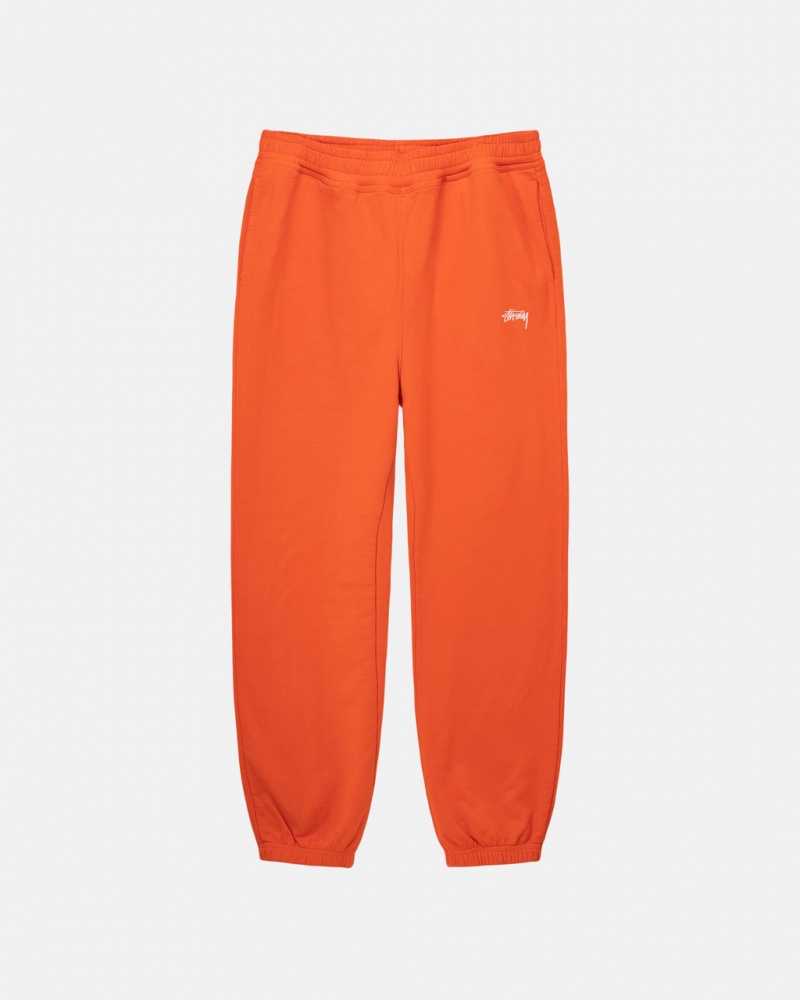 Hanorace Dama Stussy Overdyed Stock Logo Pant Portocalii | OQH-6171