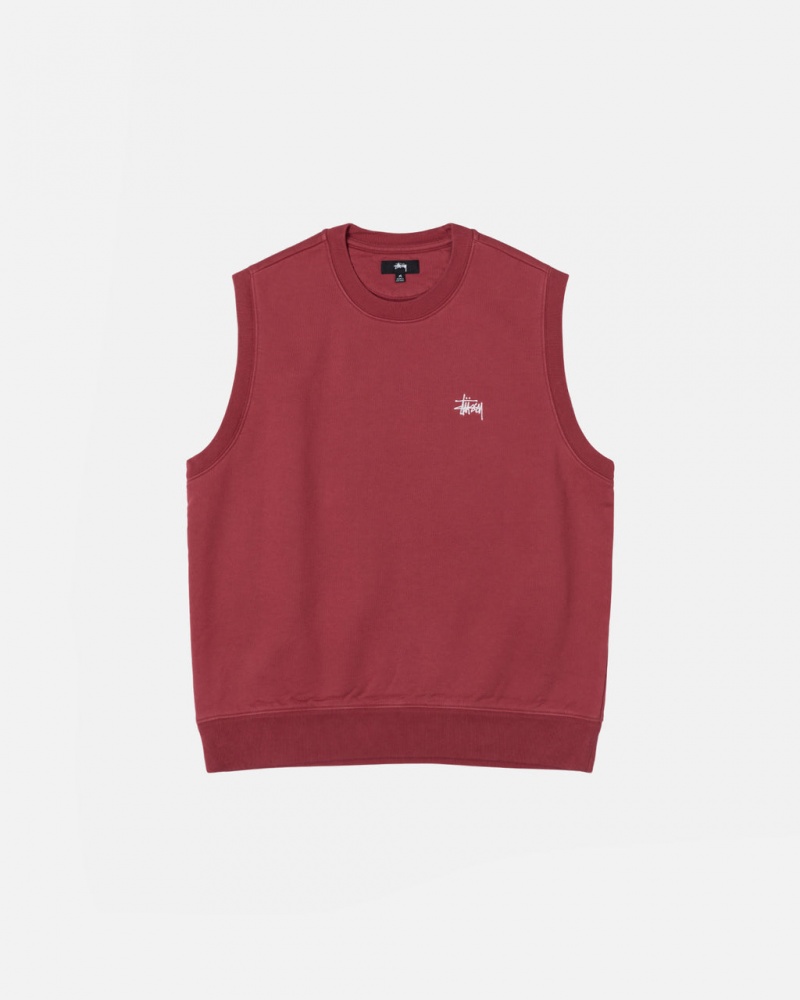 Hanorace Dama Stussy Stock Fleece Vest Visinii | NYS-5806