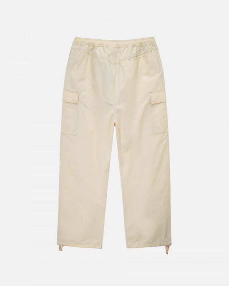 Pantaloni Barbati Stussy Beach Pant Ripstop Cargo Albi | UAB-9022