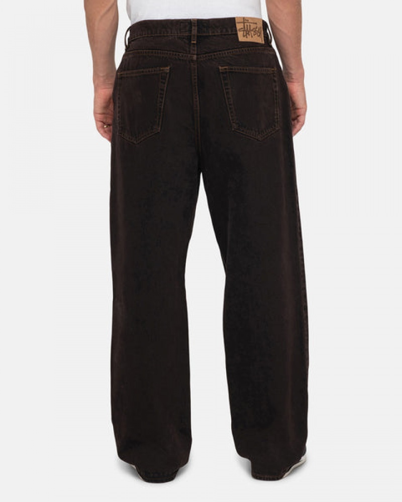 Pantaloni Barbati Stussy Big Ol' Jean Denim Negrii | KUK-5526