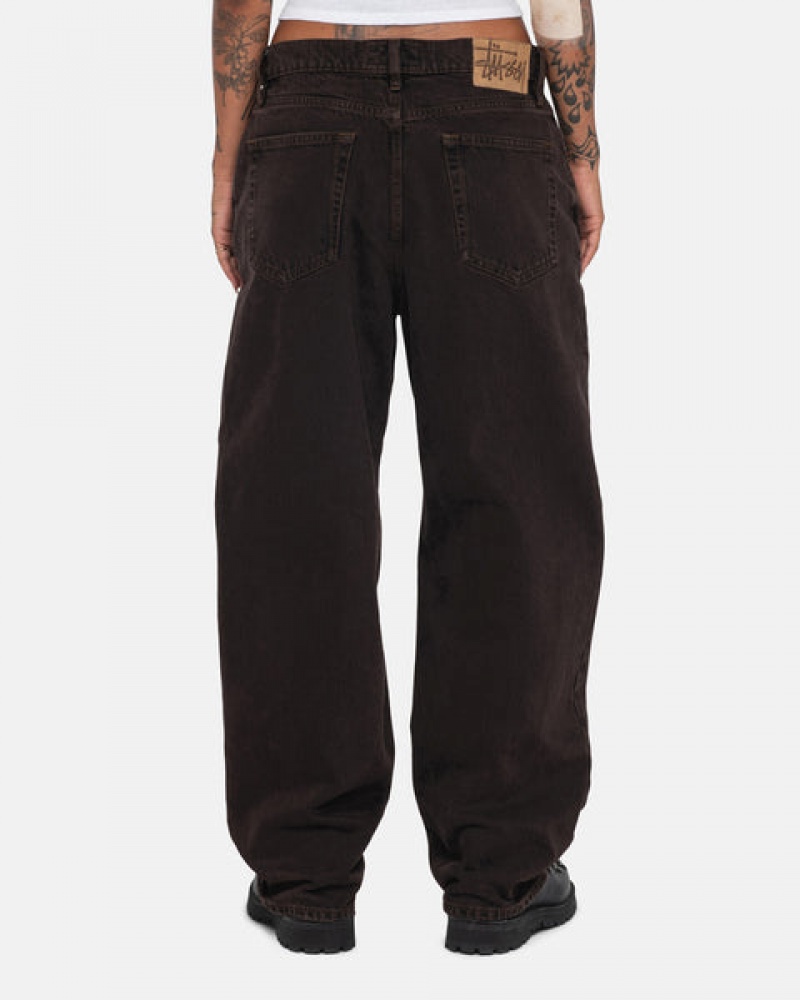 Pantaloni Barbati Stussy Big Ol' Jean Denim Negrii | KUK-5526