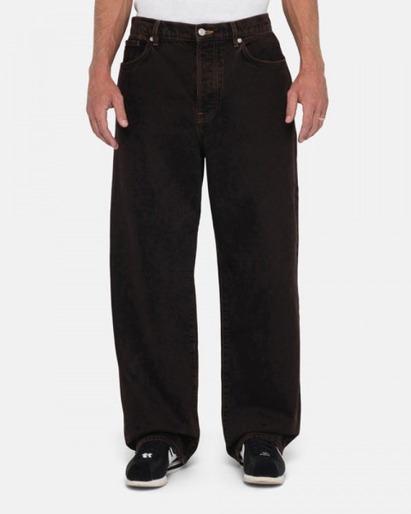 Pantaloni Barbati Stussy Big Ol' Jean Denim Negrii | KUK-5526