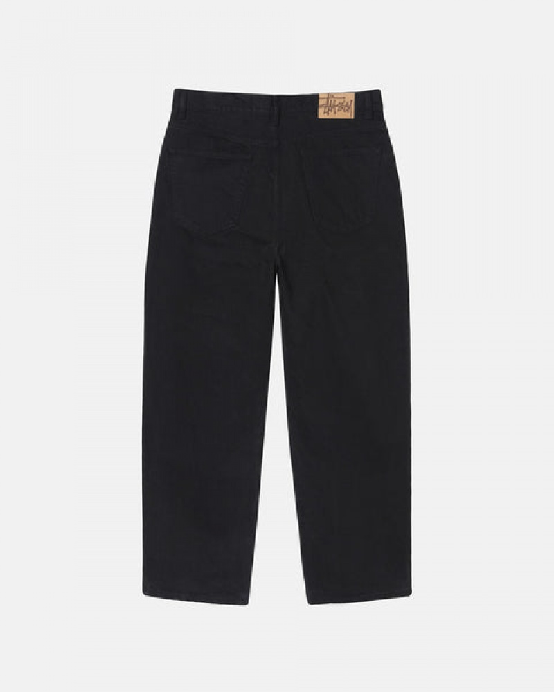 Pantaloni Barbati Stussy Big Ol' Jean Overdyed Negrii | FFU-6272