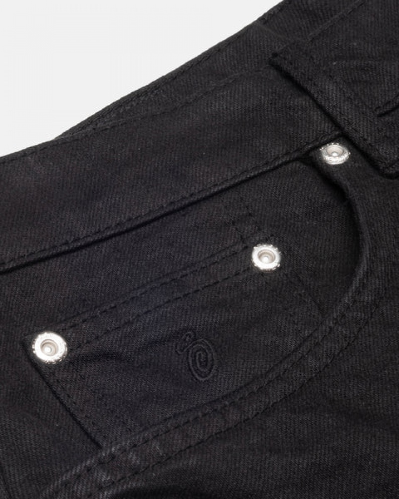 Pantaloni Barbati Stussy Big Ol' Jean Overdyed Negrii | FFU-6272