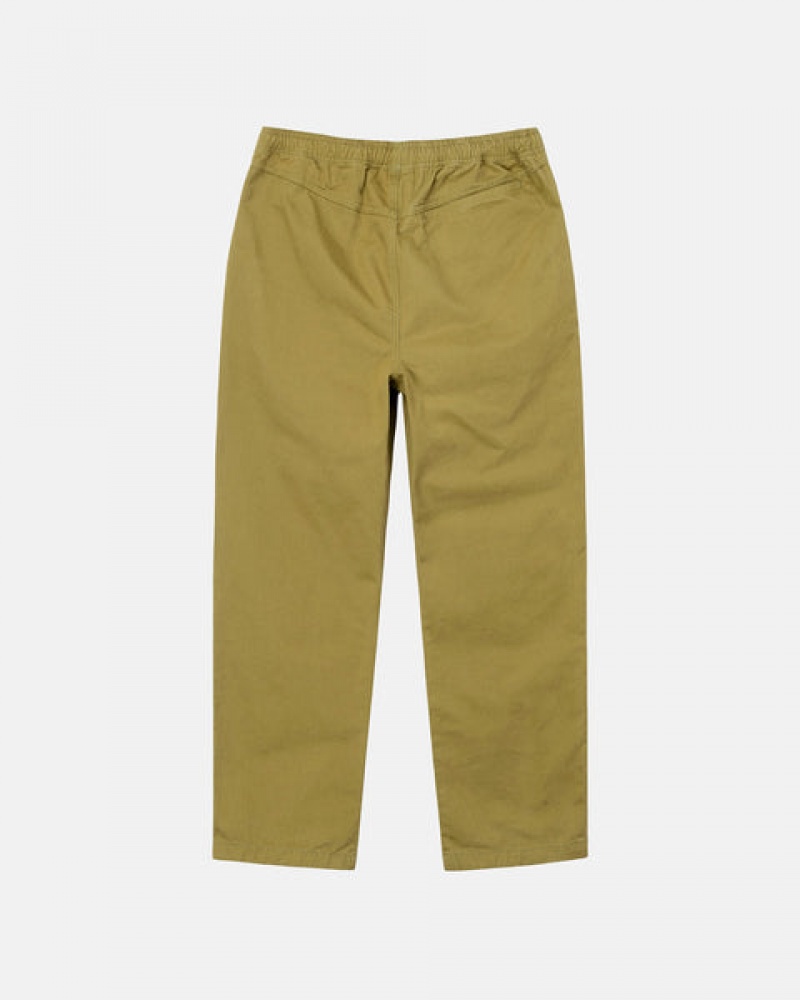 Pantaloni Barbati Stussy Brushed Beach Pant Masline Verzi Inchis | MFX-6236