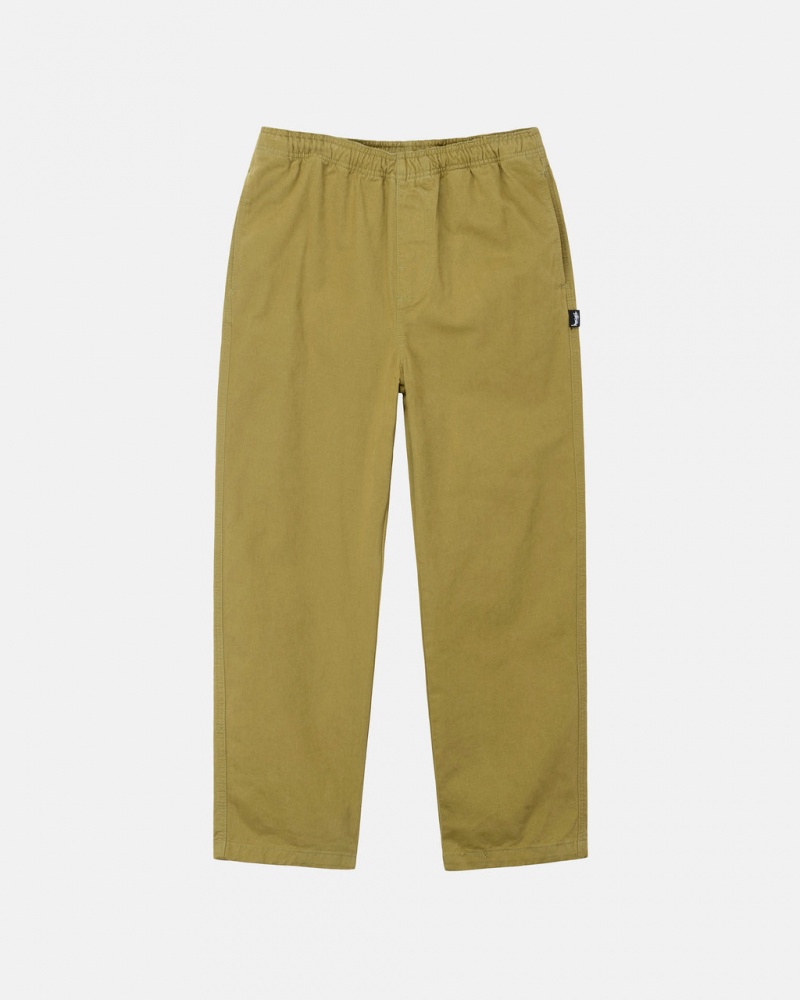 Pantaloni Barbati Stussy Brushed Beach Pant Masline Verzi Inchis | MFX-6236