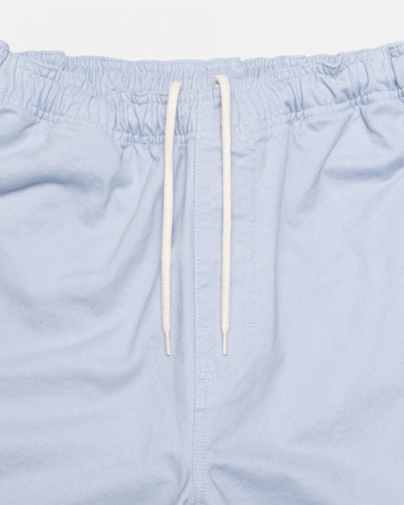 Pantaloni Barbati Stussy Brushed Beach Pant Albastri | MCN-8891