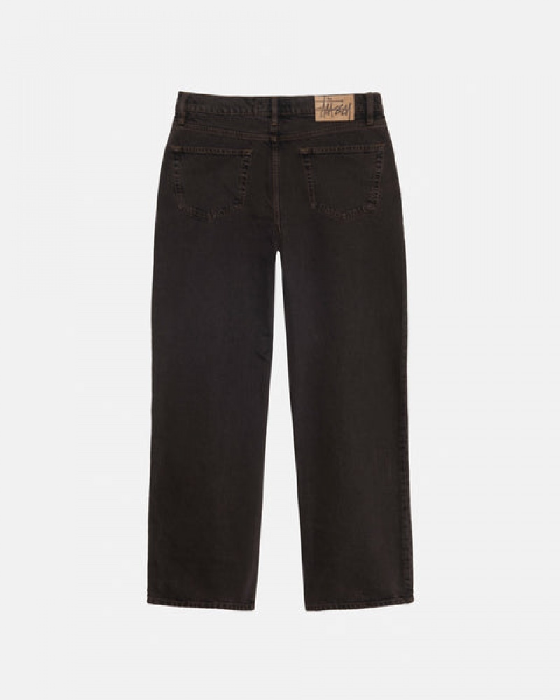 Pantaloni Barbati Stussy Clasici Jean Denim Negrii | SPW-4210