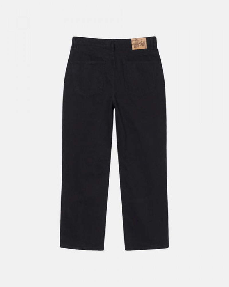 Pantaloni Barbati Stussy Clasici Jean Overdyed Negrii | PCJ-7771