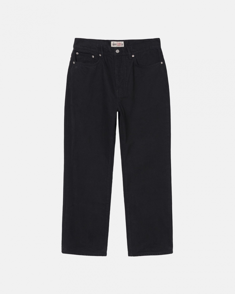 Pantaloni Barbati Stussy Clasici Jean Overdyed Negrii | PCJ-7771