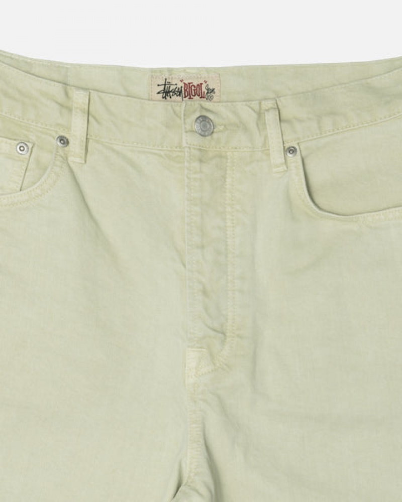 Pantaloni Barbati Stussy Double Dye Big 'Ol Jeans Albi | IXM-5198