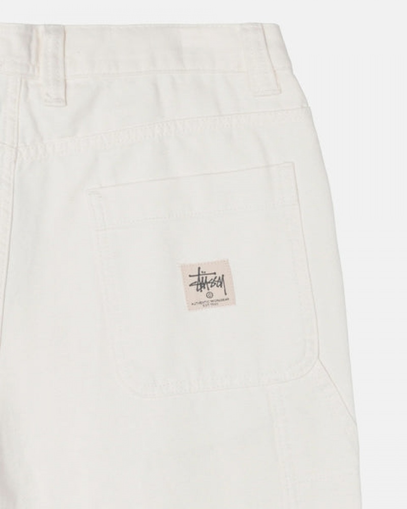 Pantaloni Barbati Stussy Lucru Pant Panza Bej | JHF-4459