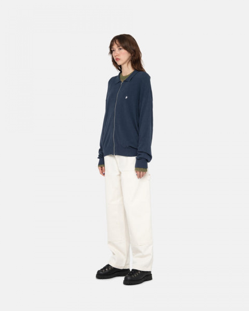 Pantaloni Barbati Stussy Lucru Pant Panza Bej | JHF-4459