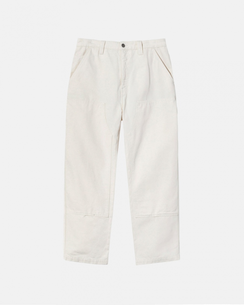 Pantaloni Barbati Stussy Lucru Pant Panza Bej | JHF-4459