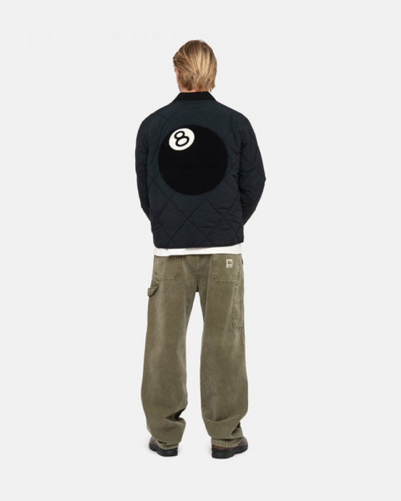 Pantaloni Barbati Stussy Lucru Pant Panza Masline Verzi | OQR-5609