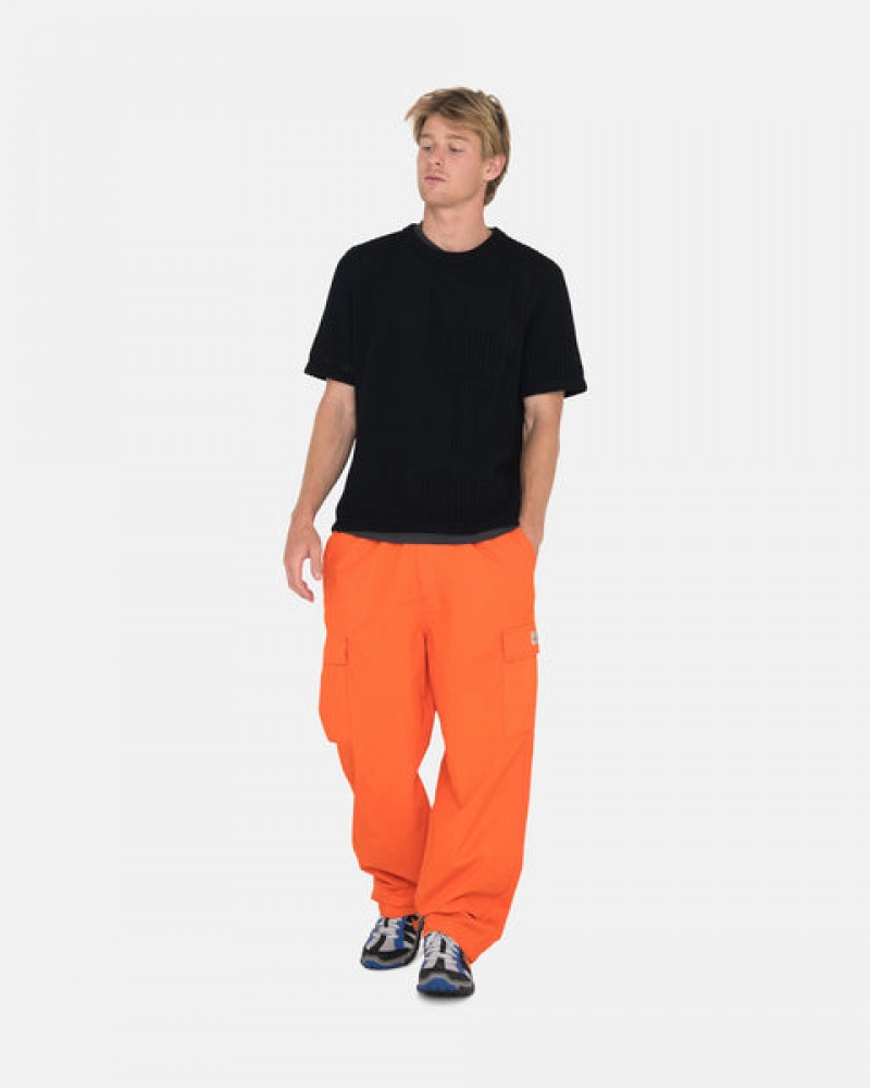 Pantaloni Barbati Stussy Ripstop Cargo Beach Pant Portocalii | GAI-2289