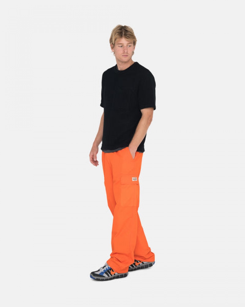 Pantaloni Barbati Stussy Ripstop Cargo Beach Pant Portocalii | GAI-2289