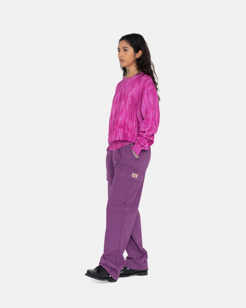 Pantaloni Barbati Stussy Ripstop Cargo Beach Pant Violet | YIF-1009