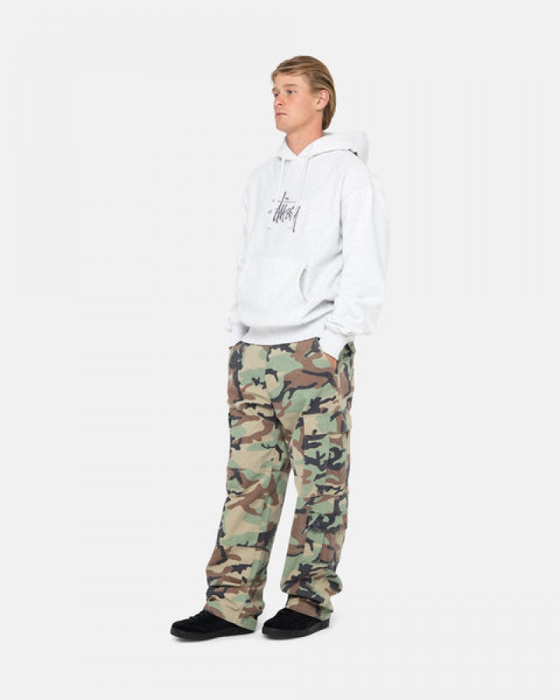 Pantaloni Barbati Stussy Surplus Cargo Ripstop Camuflaj | DAP-4618