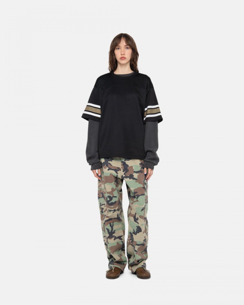 Pantaloni Barbati Stussy Surplus Cargo Ripstop Camuflaj | DAP-4618