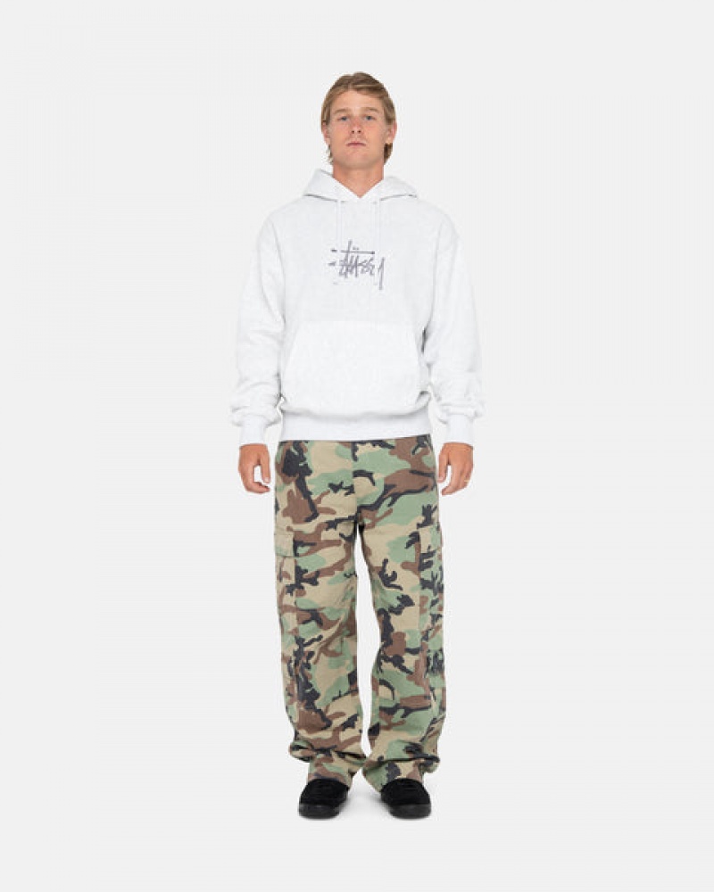 Pantaloni Barbati Stussy Surplus Cargo Ripstop Camuflaj | DAP-4618