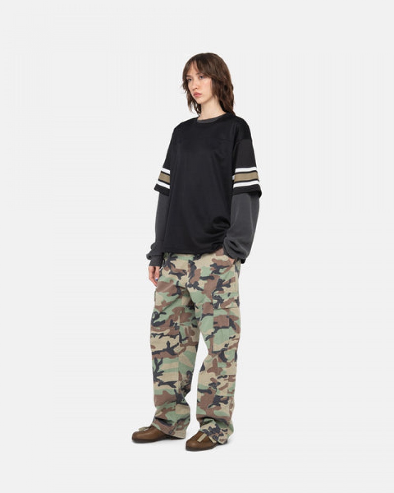 Pantaloni Barbati Stussy Surplus Cargo Ripstop Camuflaj | DAP-4618