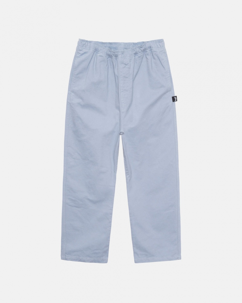 Pantaloni Dama Stussy Brushed Beach Pant Albastri | ZVX-5098