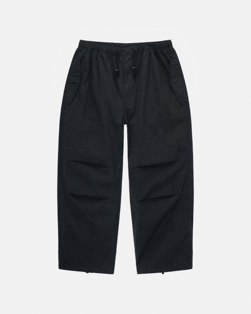 Pantaloni Dama Stussy Nyco Over Trousers Negrii | PKY-6977