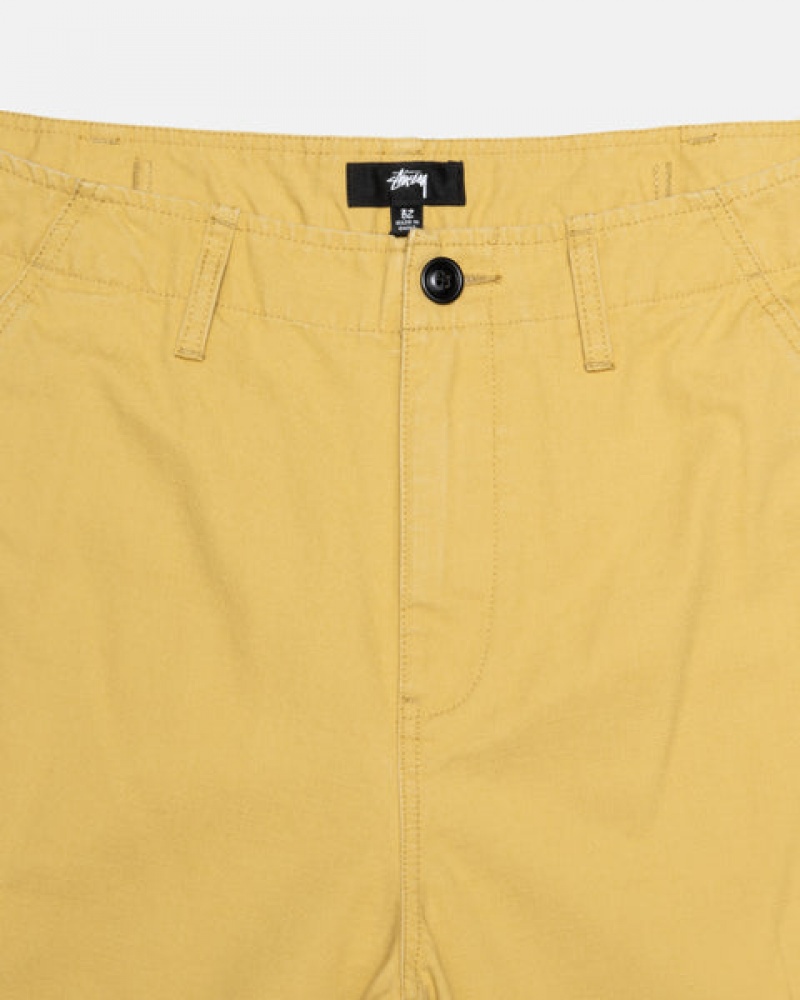 Pantaloni Dama Stussy Ripstop Surplus Cargo Galbeni | ODK-4644