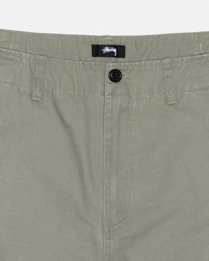 Pantaloni Dama Stussy Surplus Cargo Ripstop Masline Verzi | KMP-8541