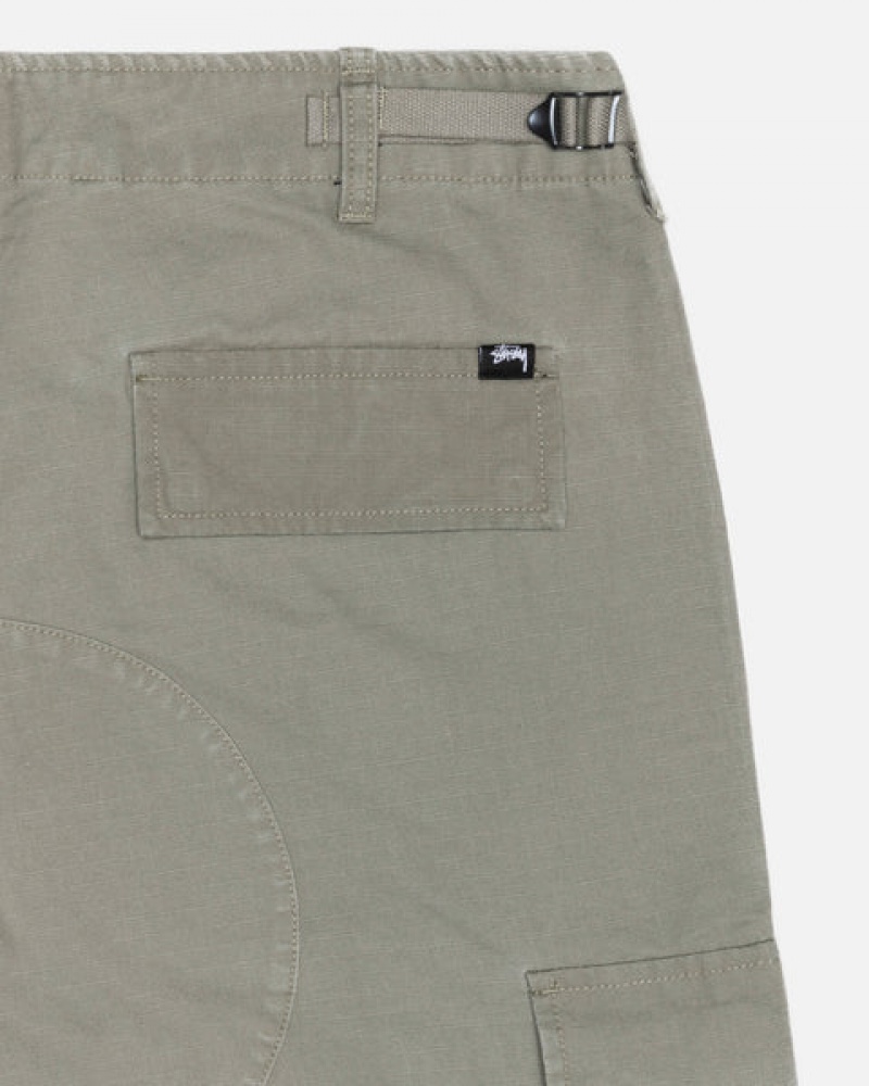 Pantaloni Dama Stussy Surplus Cargo Ripstop Masline Verzi | KMP-8541