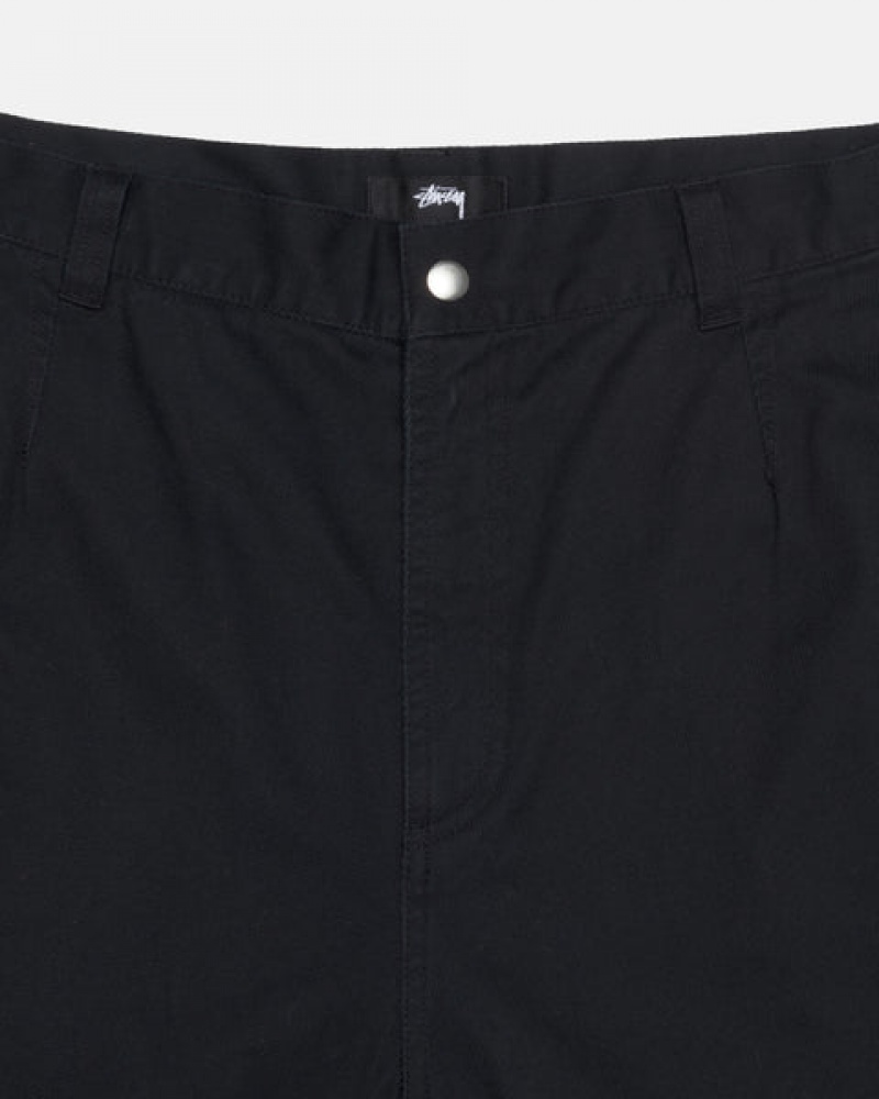 Pantaloni Dama Stussy Workgear Trouser Twill Negrii | FHG-5909