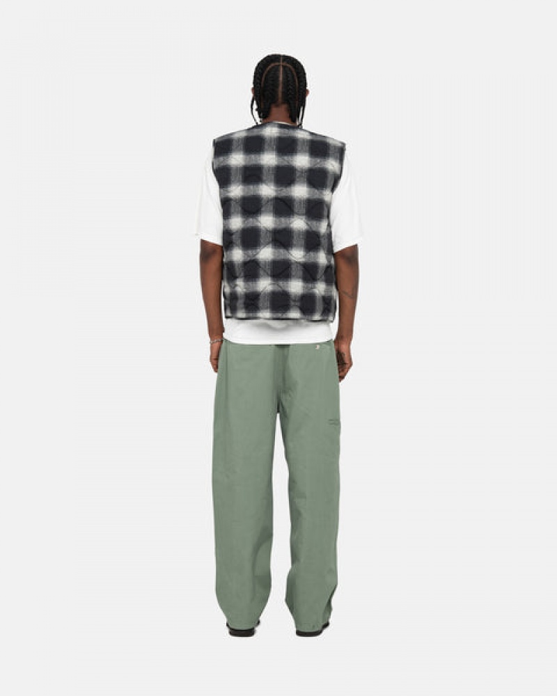 Pantaloni Dama Stussy Workgear Trouser Twill Verzi | NHS-1632