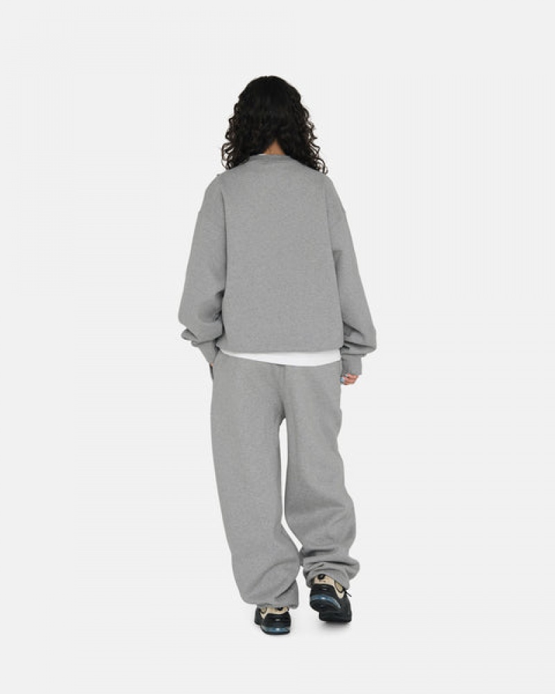 Pantaloni De Trening Barbati Stussy Fleece Pant Gri Inchis | YFT-1869