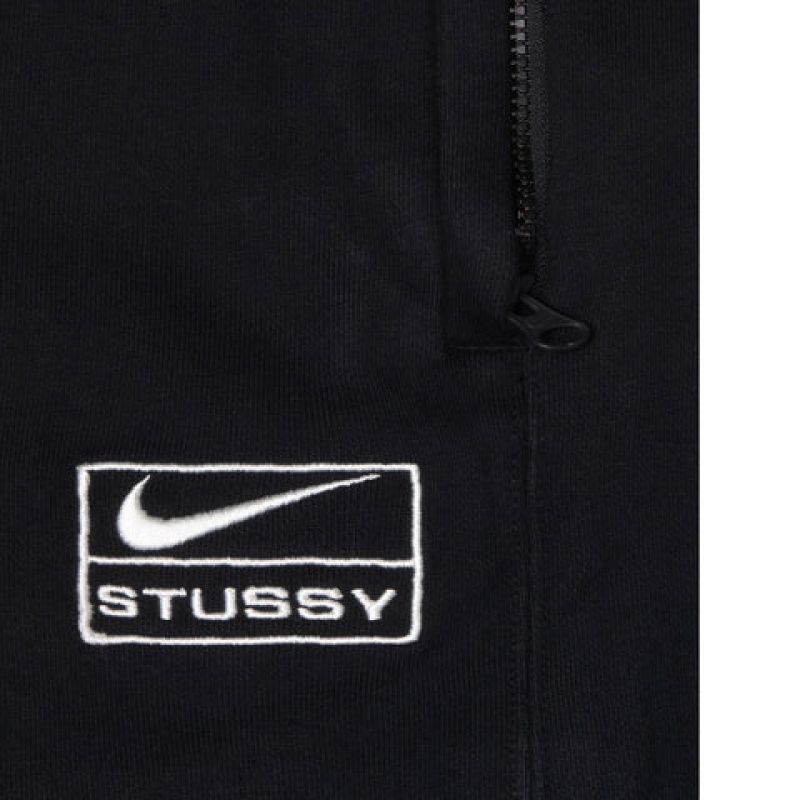 Pantaloni De Trening Barbati Stussy Stone Wash Fleece Pant Negrii | KTI-6102