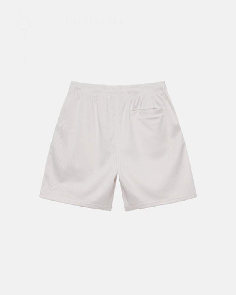 Pantaloni Scurti Barbati Stussy 4X4 Mesh Scurte Bej | ZND-7383