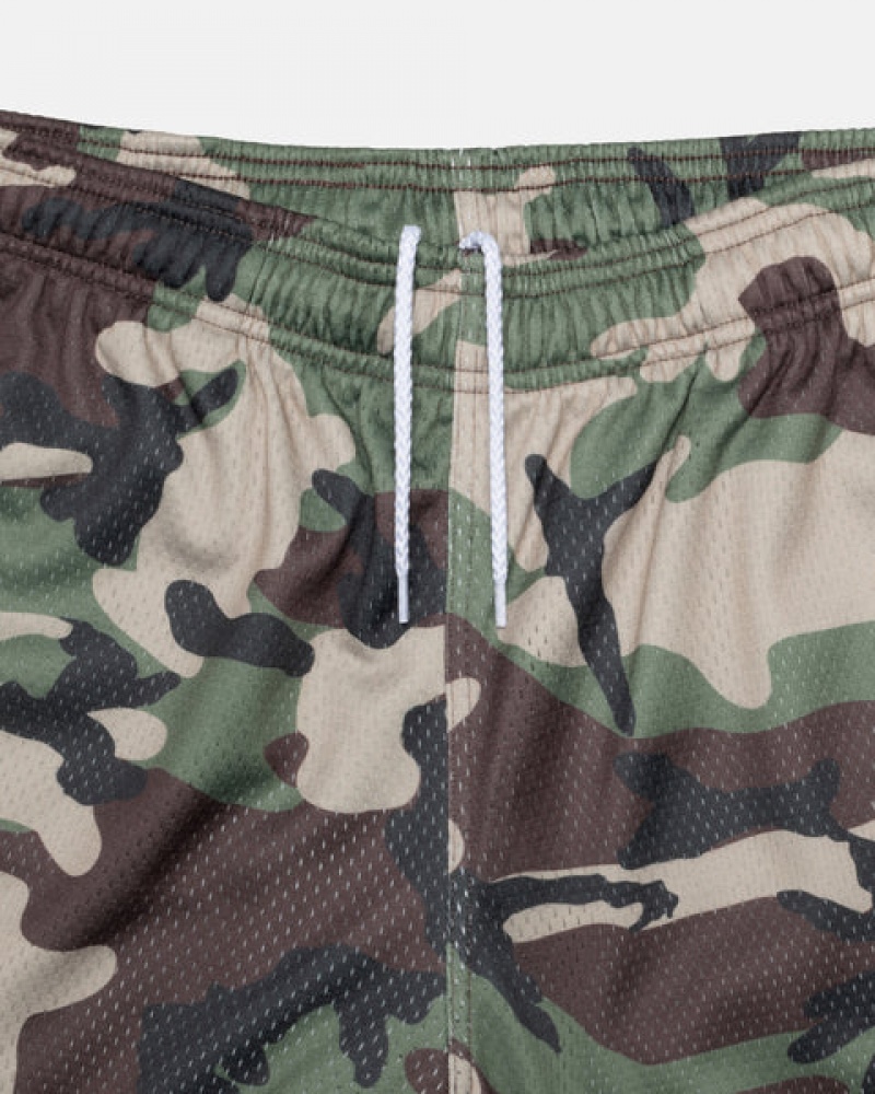 Pantaloni Scurti Barbati Stussy 4X4 Mesh Scurte Camuflaj | PGI-5864