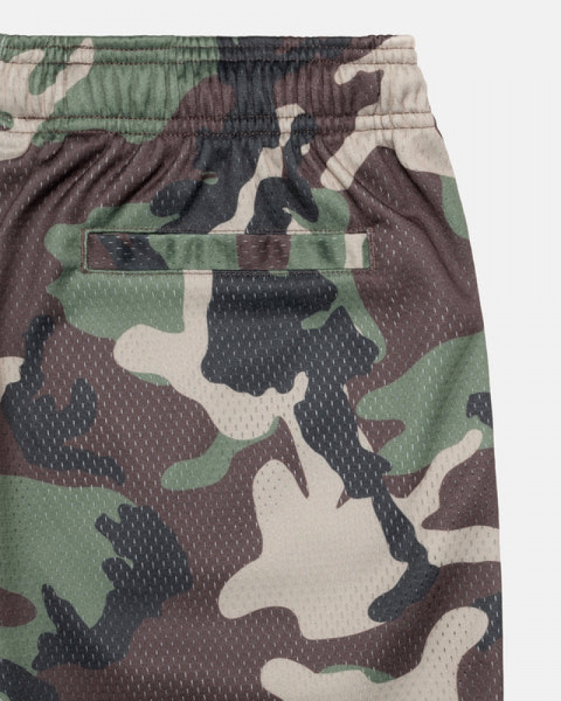 Pantaloni Scurti Barbati Stussy 4X4 Mesh Scurte Camuflaj | PGI-5864