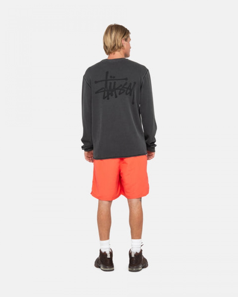 Pantaloni Scurti Barbati Stussy Apa Scurte Big Basic Corai | RRM-5102