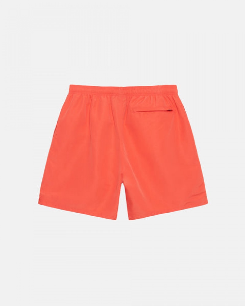 Pantaloni Scurti Barbati Stussy Apa Scurte Big Basic Corai | RRM-5102