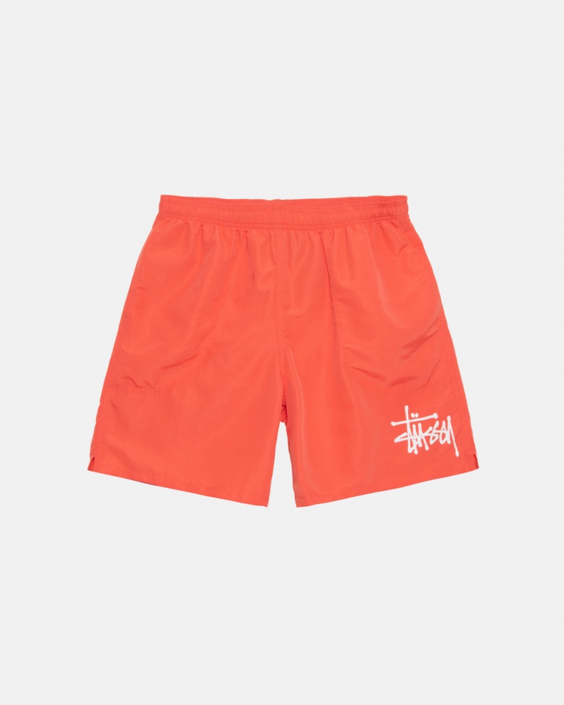 Pantaloni Scurti Barbati Stussy Apa Scurte Big Basic Corai | RRM-5102