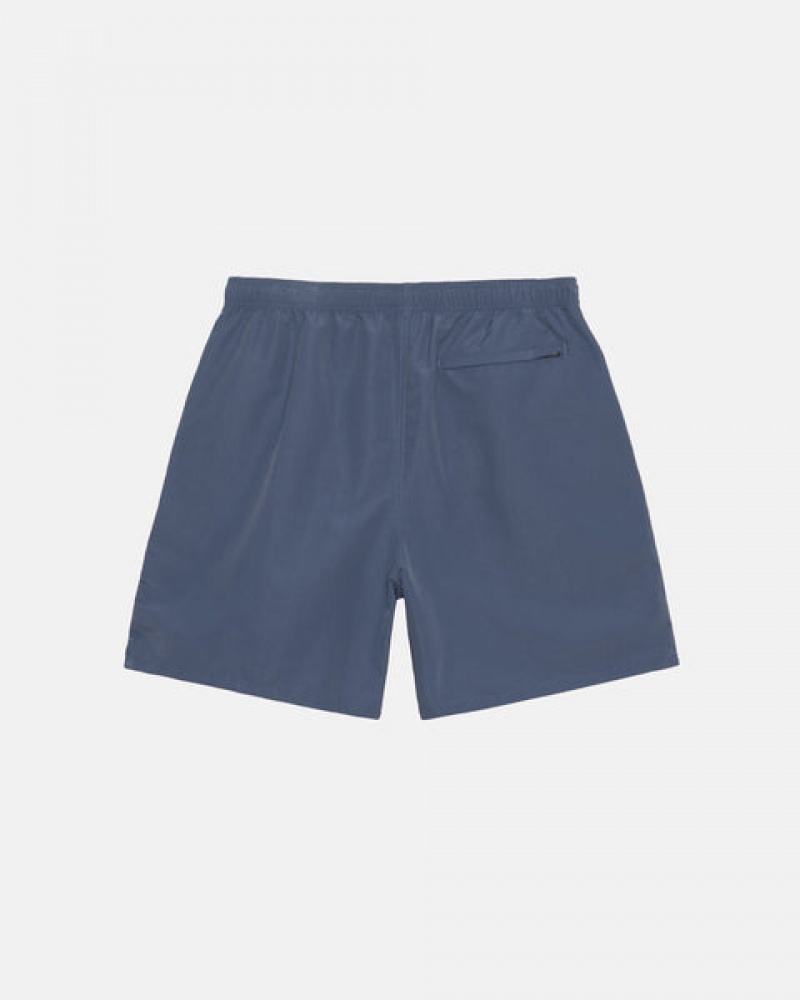 Pantaloni Scurti Barbati Stussy Apa Scurte Big Basic Bleumarin | MTI-0355