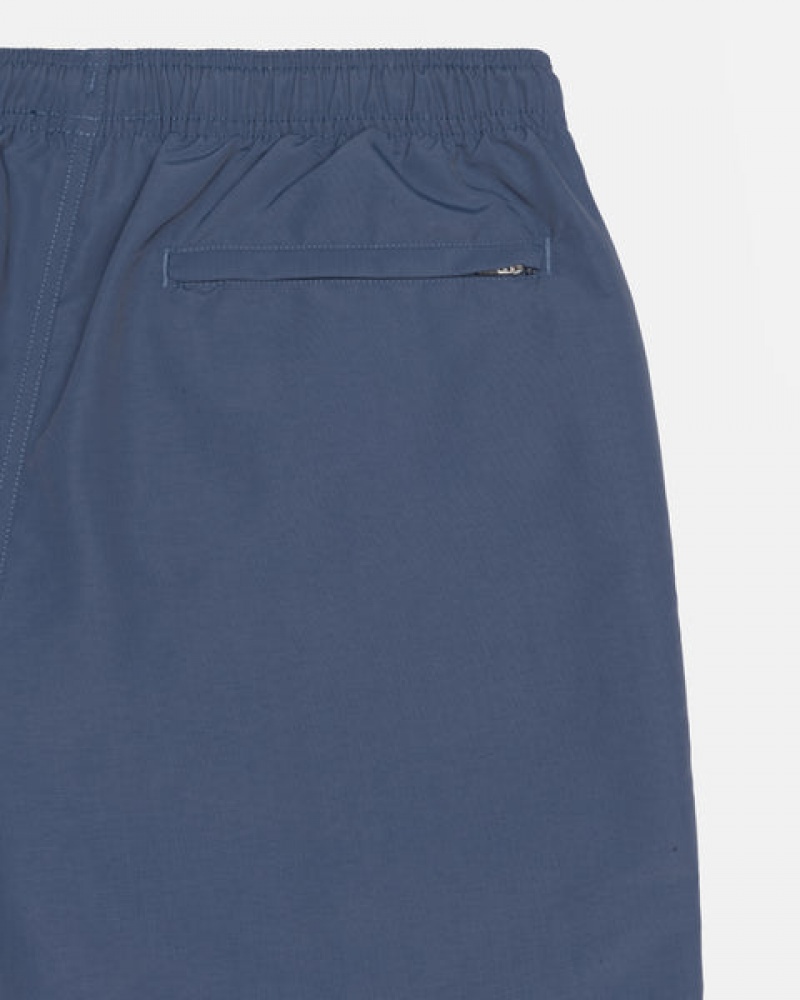 Pantaloni Scurti Barbati Stussy Apa Scurte Big Basic Bleumarin | MTI-0355