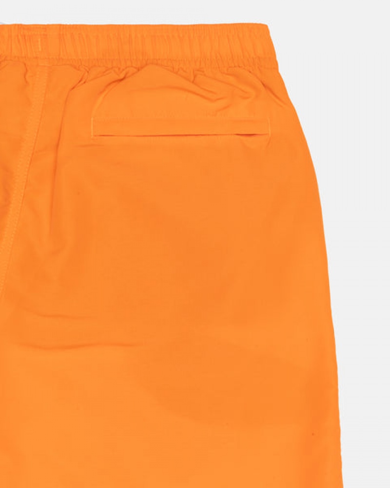 Pantaloni Scurti Barbati Stussy Apa Scurte Big Basic Portocalii | BCS-3903