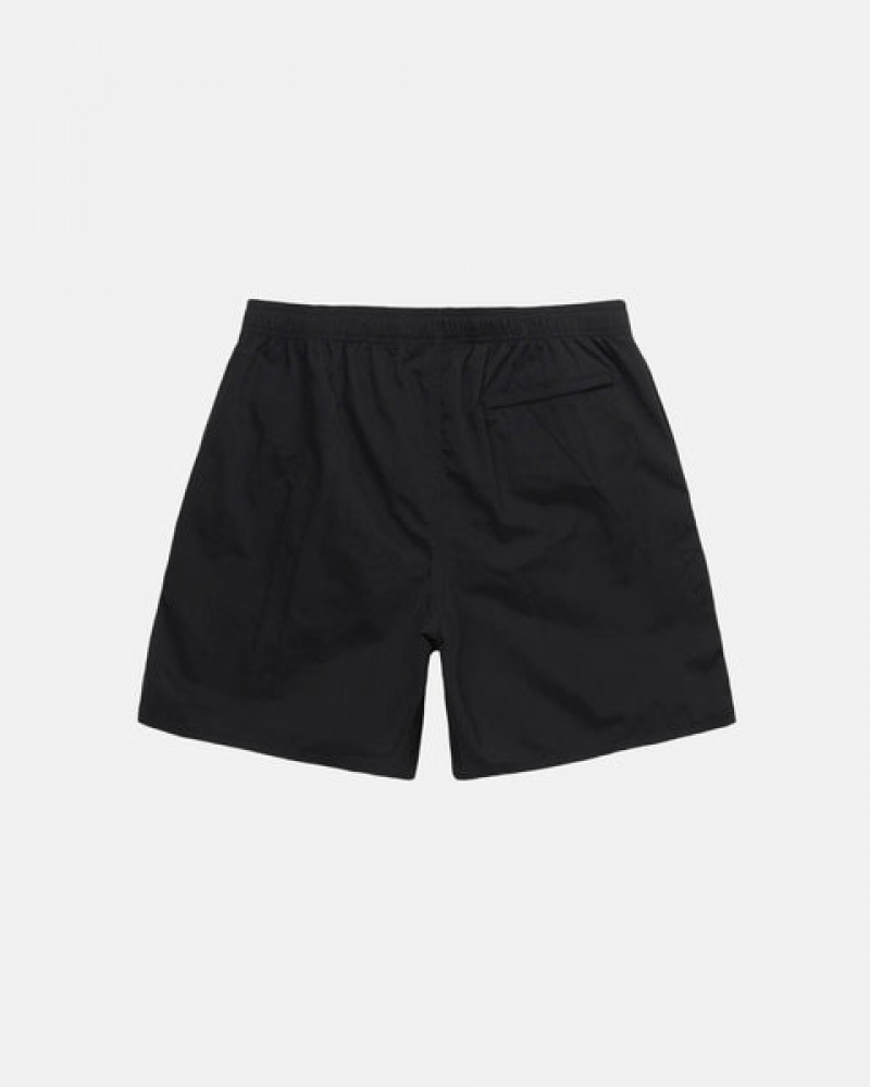 Pantaloni Scurti Barbati Stussy Apa Scurte Stock Negrii | OUZ-5280