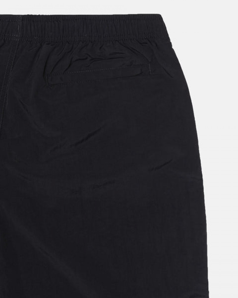 Pantaloni Scurti Barbati Stussy Apa Scurte Stock Negrii | OUZ-5280