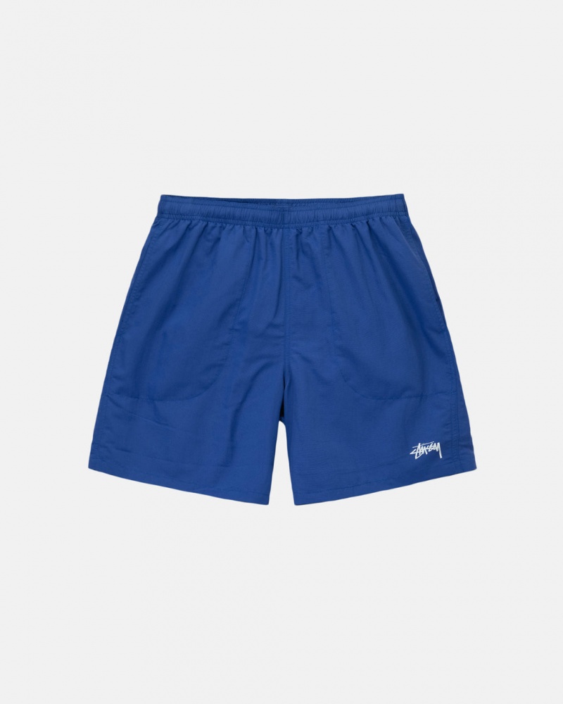 Pantaloni Scurti Barbati Stussy Apa Scurte Stock Albastri | TLP-6678